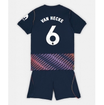 Tottenham Hotspur Jan Paul van Hecke #6 Replika Bortatröja Barn 2026-27 Kortärmad (+ byxor)