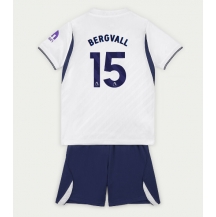 Tottenham Hotspur Lucas Bergvall #15 Replika Hemmatröja Barn 2026-27 Kortärmad (+ byxor)