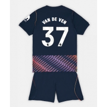 Tottenham Hotspur Micky van de Ven #37 Replika Bortatröja Barn 2026-27 Kortärmad (+ byxor)