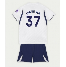 Tottenham Hotspur Micky van de Ven #37 Replika Hemmatröja Barn 2026-27 Kortärmad (+ byxor)