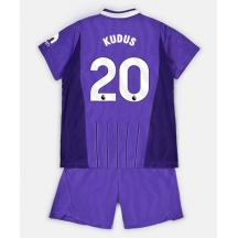 Tottenham Hotspur Mohammed Kudus #20 Replika Tredjetröja Barn 2026-27 Kortärmad (+ byxor)