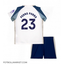 Tottenham Hotspur Pedro Porro #23 Replika Hemmatröja Barn 2025-26 Kortärmad (+ byxor)