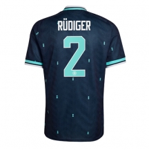 Tyskland Antonio Rudiger #2 Replika Bortatröja VM 2026 Kortärmad