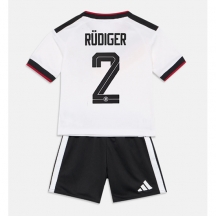 Tyskland Antonio Rudiger #2 Replika Hemmatröja Barn VM 2026 Kortärmad (+ byxor)