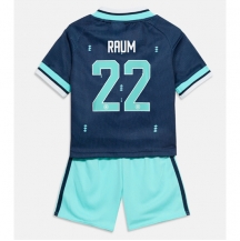 Tyskland David Raum #22 Replika Bortatröja Barn VM 2026 Kortärmad (+ byxor)