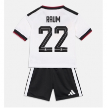Tyskland David Raum #22 Replika Hemmatröja Barn VM 2026 Kortärmad (+ byxor)
