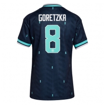 Tyskland Leon Goretzka #8 Replika Bortatröja Dam VM 2026 Kortärmad