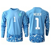 Tyskland Manuel Neuer #1 Målvakt Replika Bortatröja VM 2026 Långärmad