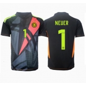Tyskland Manuel Neuer #1 Målvakt Replika Hemmatröja EM 2024 Kortärmad