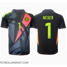 Tyskland Manuel Neuer #1 Målvakt Replika Hemmatröja EM 2024 Kortärmad