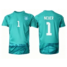 Tyskland Manuel Neuer #1 Målvakt Replika Hemmatröja VM 2026 Kortärmad