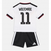 Tyskland Nick Woltemade #11 Replika Hemmatröja Barn VM 2026 Kortärmad (+ byxor)