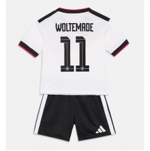 Tyskland Nick Woltemade #11 Replika Hemmatröja Barn VM 2026 Kortärmad (+ byxor)