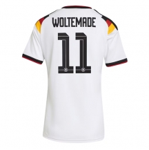 Tyskland Nick Woltemade #11 Replika Hemmatröja Dam VM 2026 Kortärmad