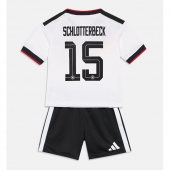Tyskland Nico Schlotterbeck #15 Replika Hemmatröja Barn VM 2026 Kortärmad (+ byxor)