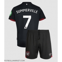 West Ham United Crysencio Summerville #7 Replika Bortatröja Barn 2024-25 Kortärmad (+ byxor)