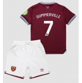 West Ham United Crysencio Summerville #7 Replika Hemmatröja Barn 2025-26 Kortärmad (+ byxor)