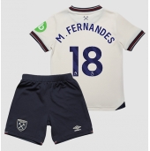 West Ham United Mateus Fernandes #18 Replika Bortatröja Barn 2025-26 Kortärmad (+ byxor)