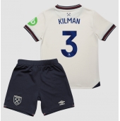West Ham United Max Kilman #3 Replika Bortatröja Barn 2025-26 Kortärmad (+ byxor)