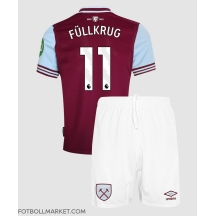 West Ham United Niclas Fullkrug #11 Replika Hemmatröja Barn 2024-25 Kortärmad (+ byxor)