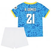 Wolves Rodrigo Gomes #21 Replika Tredjetröja Barn 2025-26 Kortärmad (+ byxor)